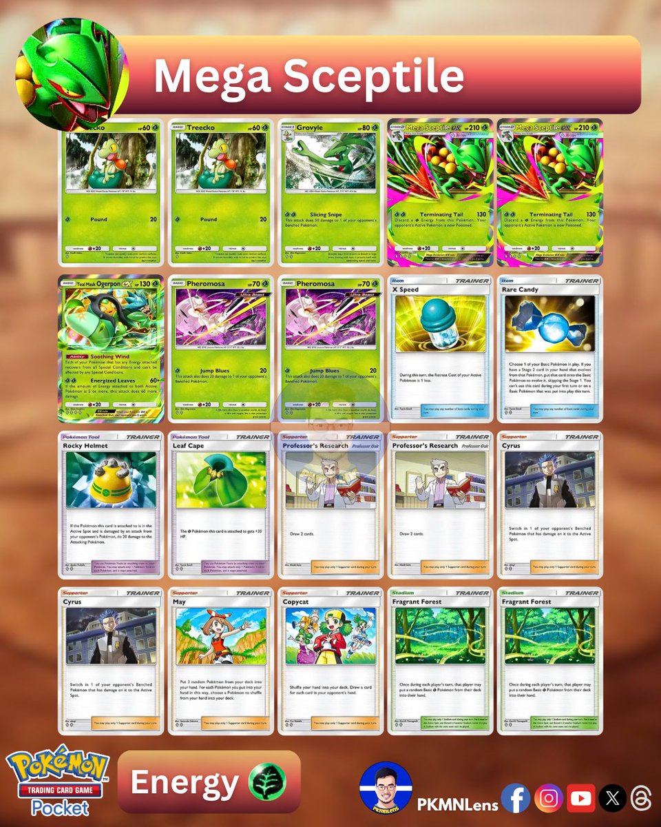 PKMNLens's tweet photo. Decks you'll see in the upcoming RANKED season in #PokemonTCGPocket! (1/3) https://t.co/YcSgVZ0vDx