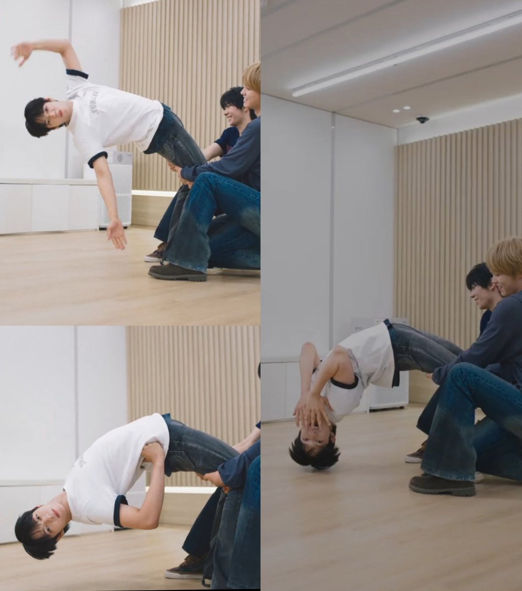 nishjunzz's tweet photo. everyone else: backbending challenge

JL: i'm just here to have fun 😭 https://t.co/NzdabvLqpP