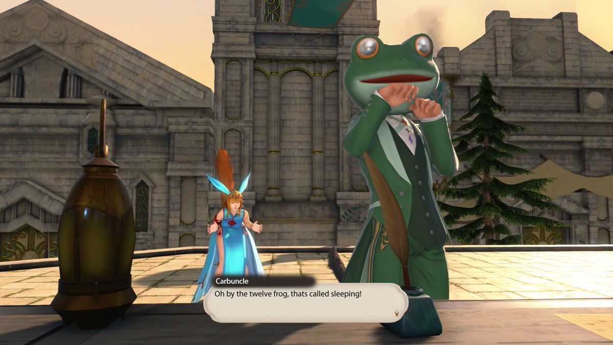 AndieTheFrog's tweet photo. Needy Adventures of Carbuncle & The Frog: Sleep
#FFXIVDialogueMaker https://t.co/XxTHW2px5L