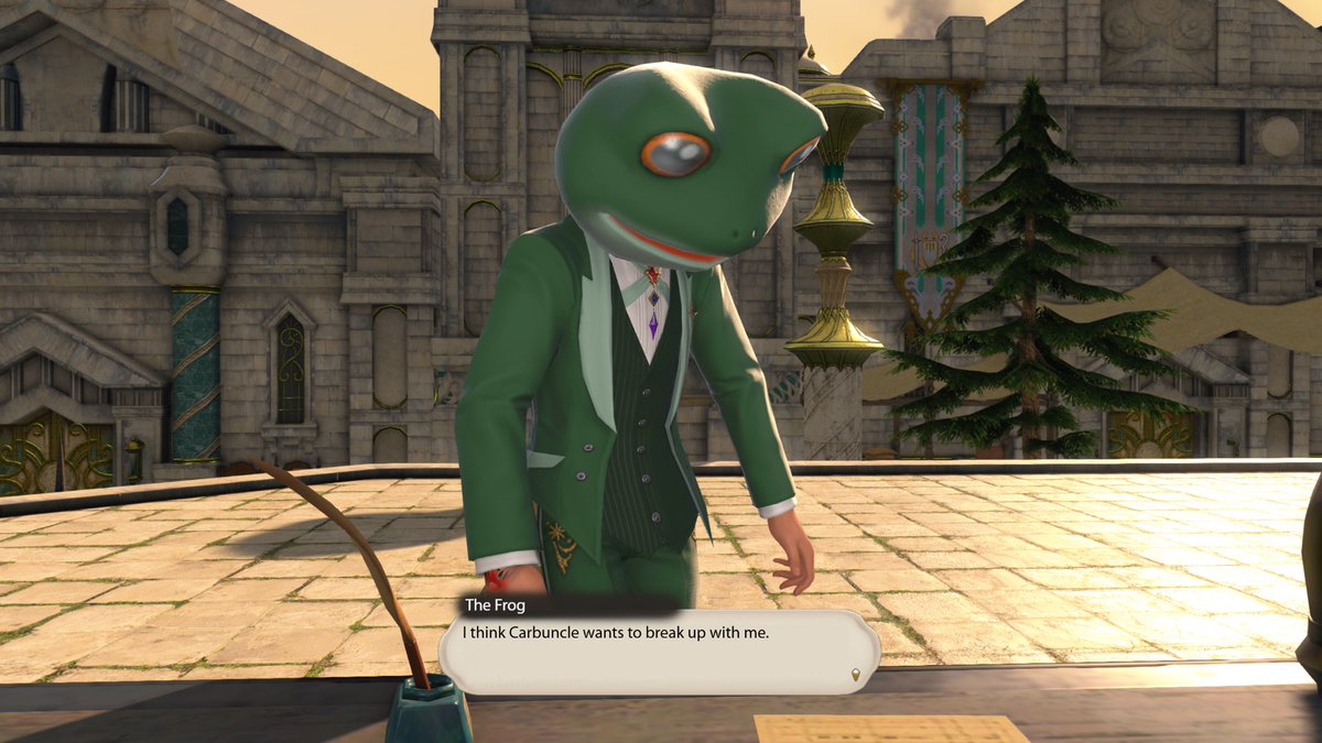 AndieTheFrog's tweet photo. Needy Adventures of Carbuncle & The Frog: Sleep
#FFXIVDialogueMaker https://t.co/XxTHW2px5L