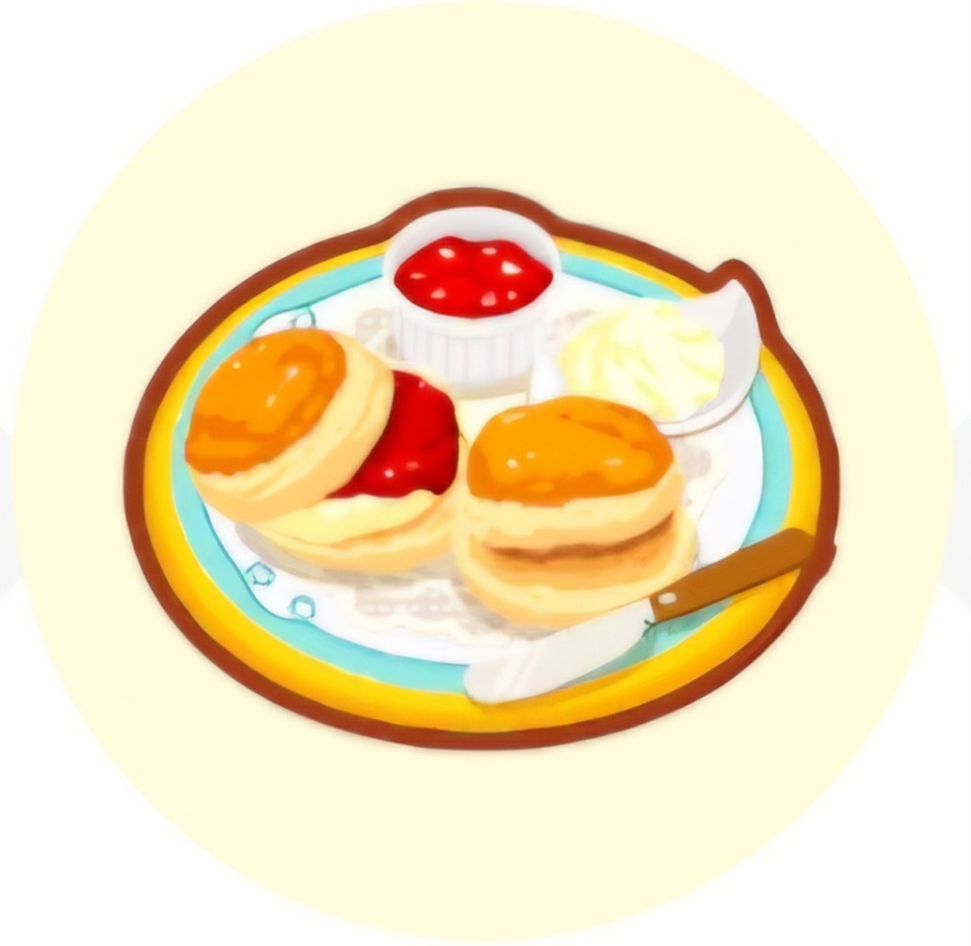 kuromame475's tweet photo. 個人的によくできたおちゃかいコーンスコーン再現(再掲)
また時間見つけて再現料理したい！
#ポケスリ3周年をみんなで https://t.co/PNpZTAmArC