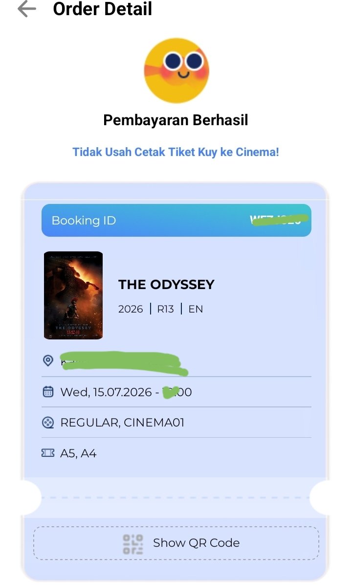 deberyls's tweet photo. @txtanakbioskop Ditunggu minton riviuwnya, bsk baru mau nonton. 

Btw ganci kuda Trojannya baguss. https://t.co/ESe10iMgCC