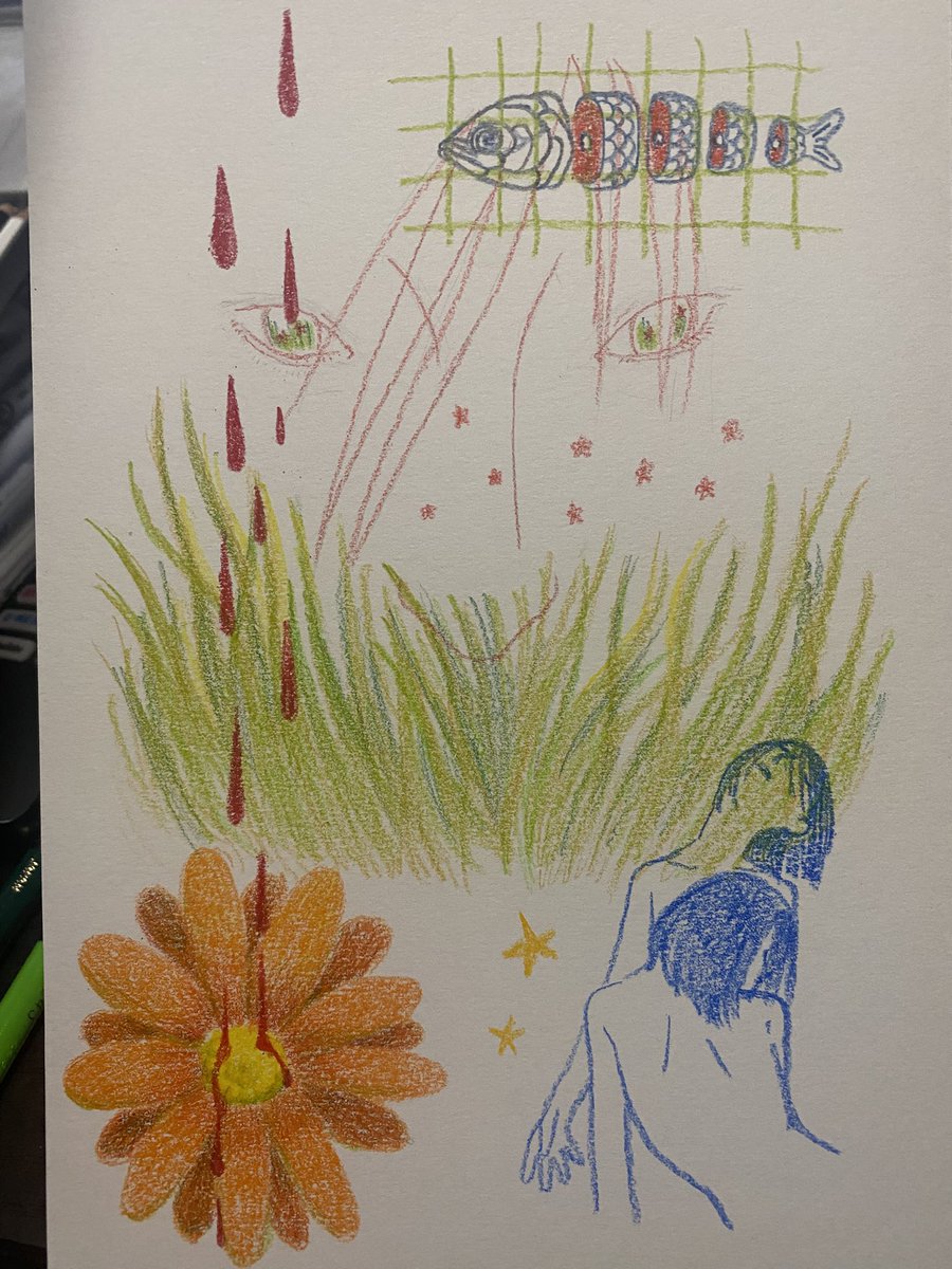 Cho_susuru's tweet photo. 無題
色鉛筆もいっぱい使っていきたい
 #ドローイング #drawing https://t.co/HEcodS2MmM