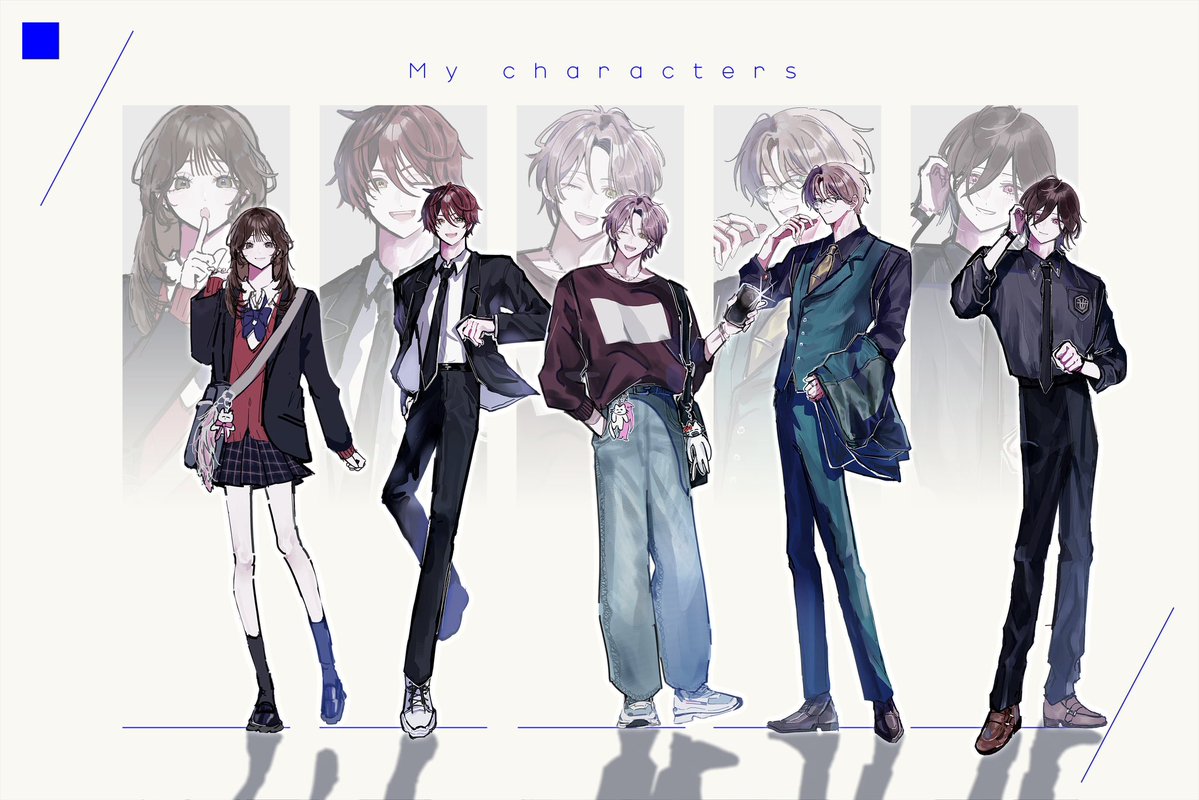 tukiattyaeyo's tweet photo. んー描いてんのが少なすぎたわ😅（；＿；）タグで出してたやつと+でちょっと前のやつ！んーここ2枚の人達ガチおきにだよん https://t.co/8j0kOJVY4B