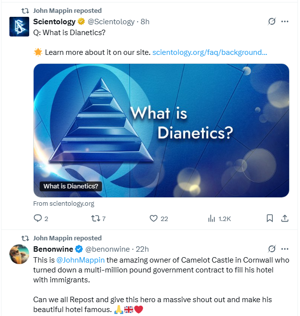 HARROUNFILTERED's tweet photo. Well pic 1 is the @benonwine bs artist and pay to play
for Scientologist beta king cuck of cuckalot castle
John mappin whos apparently heavily censored on insta!? nah its the 1 thing meta is actually good at it wont let you inflate account numbers
which means if you aint got many or much reach LOOOL nobody cares or wants to know you cultist pos 4ft LARP ass
also when they see the elron and pushing cultist pro pedo shite they leave and let him know bahahaha