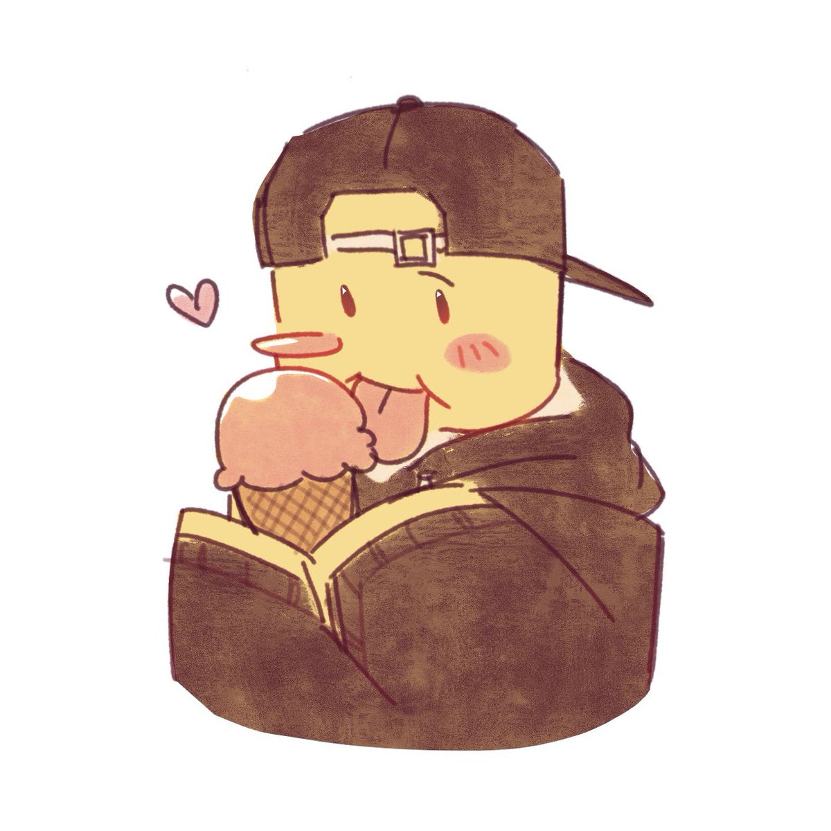 dailyjard's tweet photo. Day 4

i am sick today so jard is being sentenced to being cute and eating ice cream #evade #evadefanart https://t.co/2DMhEKkjU4