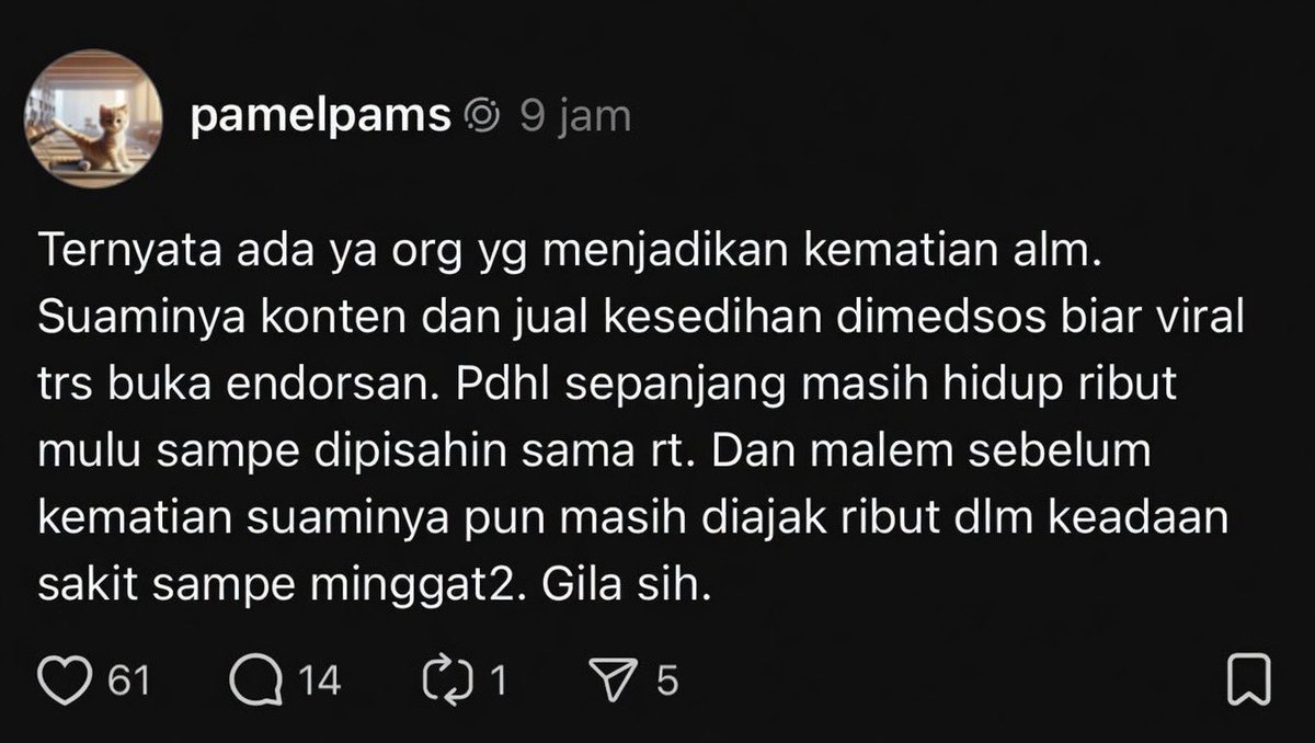 amvalavu's tweet photo. Jujur miris:(( Gongnya branding dia di medsos itu istri penyayang suami dan anak2. Aku yg tau sifat aslinya jujur pengen komen di medsos dia biar pada tau tuh orang tidak sebagus itu karakternya😭 https://t.co/48rj8PeXCo