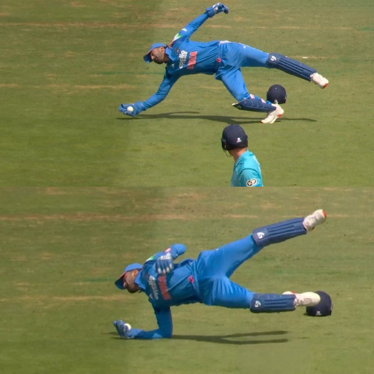Cricket__God's tweet photo. What an incredible grab by KL Rahul! ❤️🐐🔥 https://t.co/1KiKR6R1De
