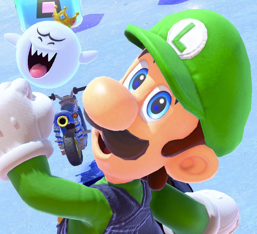 Midorigawa_3605's tweet photo. ☺️#MarioKartWorld #KingBoo #Luigi
#NintendoSwitch2 https://t.co/718dSkcgIG