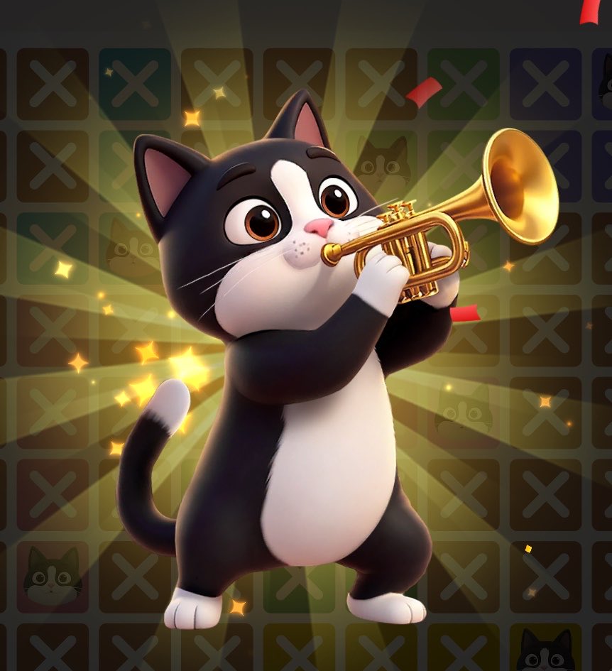 _llmbb's tweet photo. 日常ツイートすぎるんだけど、最近やってる謎のゲームに出てくる謎のねこがせくしあチョンロにそっくりと私のなかで話題に。。 https://t.co/TyrZ74qsWA