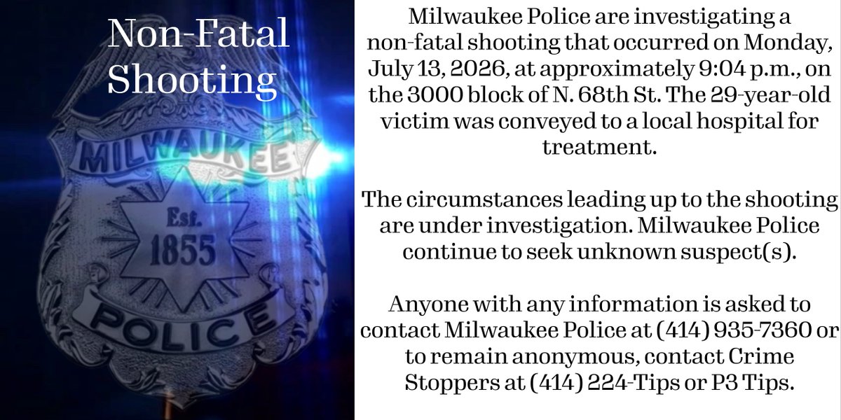 Milwaukee Police tweet media