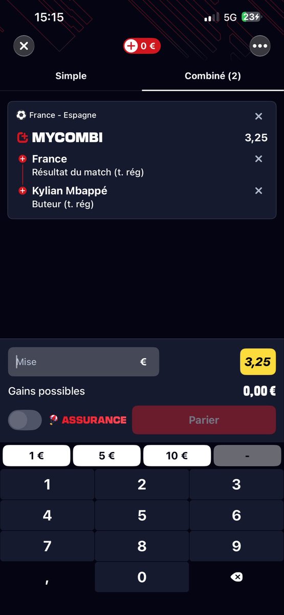 ZakiHenry's tweet photo. @Betclic Pseudo : Speknoz
La base absolue #FeebetsBetclic🍀 https://t.co/uSGPQ5udlQ
