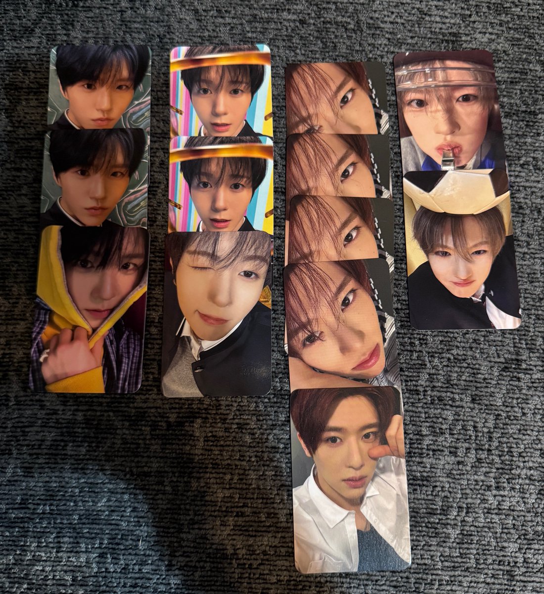XqJzp's tweet photo. NCTWISH交換 NCT WISH ウィシ YO-I-DON BOY MEETS GIRL トレカ 交換

【譲】　ジェヒ、リョウ、シオン、サクヤ

【求】　🩷のものor未使用シリアル

郵送、都内または横浜手渡し、めざまし手渡し

条件合う方いましたらお気軽にお声がけください♬ https://t.co/4Ke4ppfqgk