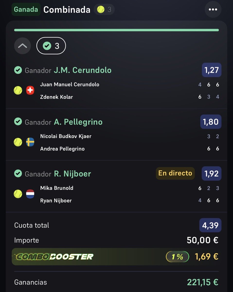 TennisPickBet's tweet photo. NOS SEGUIMOS FORRANDO POR EL CANAL 🔥🔥🔥

Quieres seguir viendo como ganamos? O prefieres unirte y ganar tú también?

TODO GRATUITO Y PARA TODOS ‼️‼️

Únete y GANA aquí 👇👇

https://t.co/Gt1D7jdHCc…

#ATPTour #UFC  #Sinner #Zverev #SportsBet #ApuestasDeportivas #Freebet #Bet https://t.co/nTtDz5Ysf2