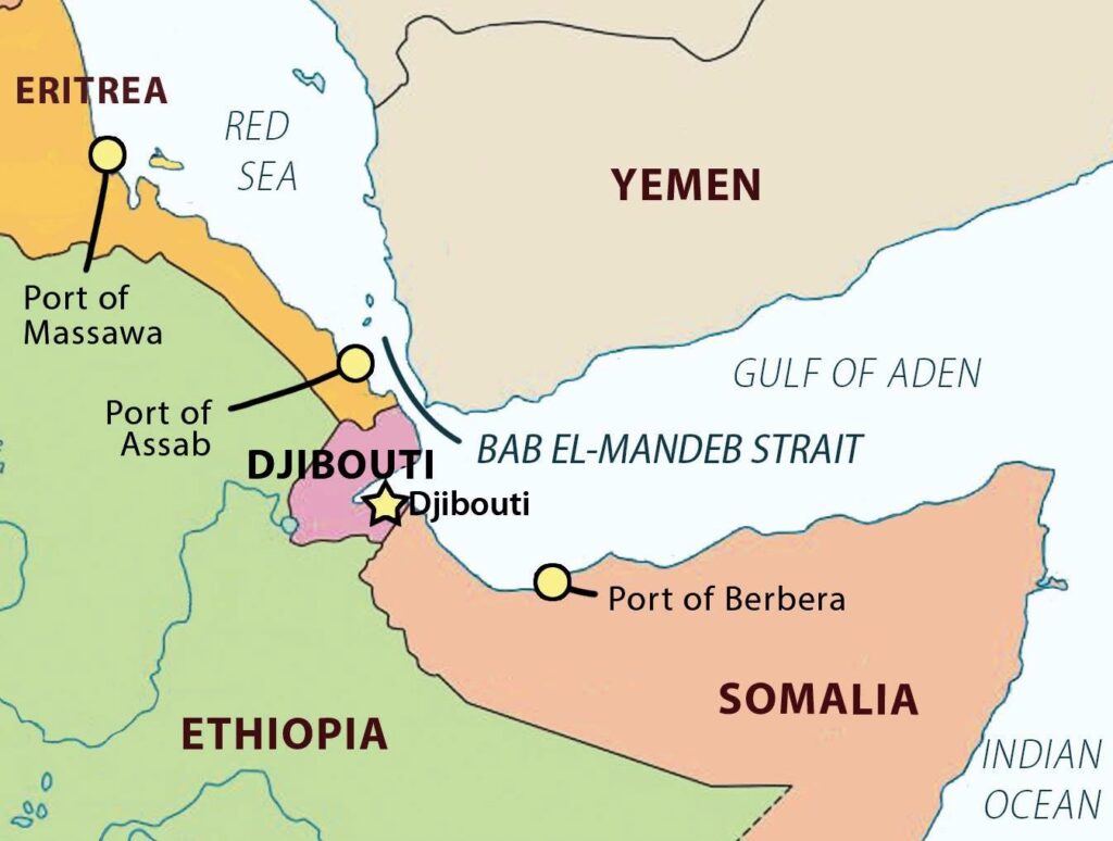SputnikInt's tweet photo. Why is everyone cashing in on Djibouti?

Djibouti is becoming a key logistics hub for Russia’s African nuclear push — especially after it signed a Strategic Roadmap with Ethiopia to build a nuclear power plant. 

Russia is set to sign an MoU with Djibouti on peaceful nuclear cooperation this October — the 21st African country in Rosatom’s growing portfolio. But the real picture is bigger:

🔶 Located on the Bab el-Mandeb Strait, Djibouti controls one of the world’s most critical maritime chokepoints — handling roughly 12% of global trade and 25% of seaborne oil

🔶 Djibouti serves as the primary gateway for landlocked Ethiopia. Control the ports here — and you influence critical Red Sea logistics

🔶 Djibouti’s Damerjog Industrial Park— a free zone focused on oil, gas, petrochemicals, ship repair, and logistics already invited major Russian firms for cooperation. With a planned oil refinery and storage facilities, the park aims to position Djibouti as a petrochemical hub for the region

🔶 Russia also eyes building a dedicated commercial grain port in Djibouti

🔶 Djibouti’s strategic value is reflected in the sheer concentration of foreign military power on its soil:  it hosts eight foreign military bases (including US, China, France, and Japan). Russian Navy vessels from the Northern Fleet regularly visit Djibouti’s ports for logistics and resupply.