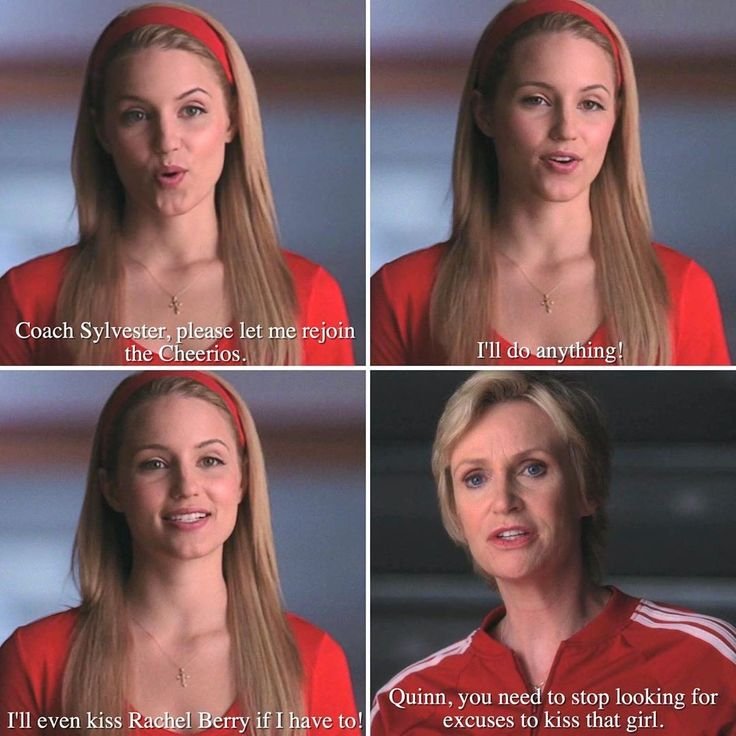 likeyquinn's tweet photo. glee é tão engraçado a segunda imagem facilmente seria alguma cena da série pq a energia é bem parecida com a da primeira imagem https://t.co/G1lJpV7RSo