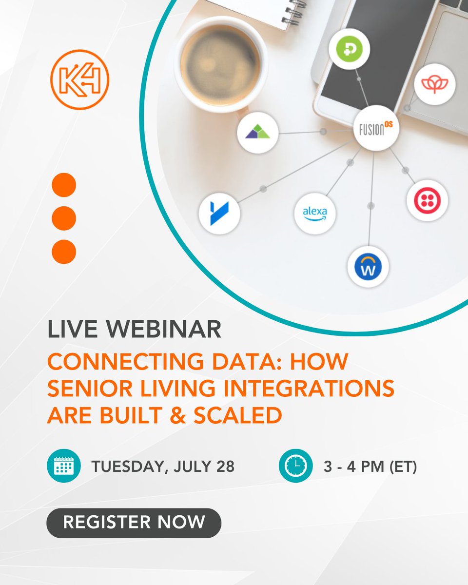 K4Connect's tweet photo. Join us for our upcoming webinar:
💡 Connecting Data: How Senior Living Integrations Are Built & Scaled
📅 Tuesday, July 28
🕒 3:00-4:00 PM ET
🔗 Register today: https://t.co/C4pCXYfT10
#SeniorLiving #AgeTech #Integrations #IPAAS https://t.co/G1rNqEBwSX