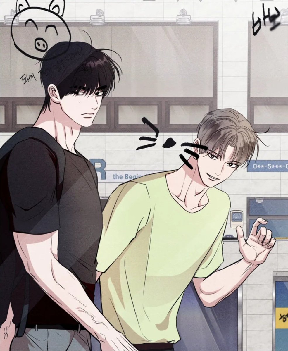 0htaejoon's tweet photo. #언슬립 #Unsleep concludes with ch81 🥹

Happy, fun, exciting and satisfying from start to finish.
Seunghyeon and Chaejun look so handsome in every single cut, and we're blessed with countless panels showing their daily lives, relationship growth 💜 and even the future 👀

Hyeonoe-nim went all out for the end, and this chapter feels like a beautiful, joyous gift to everyone who's loved and supported the work 🥹

When a finale feels this apt, it's hard to have any complaints or regrets at all 💜