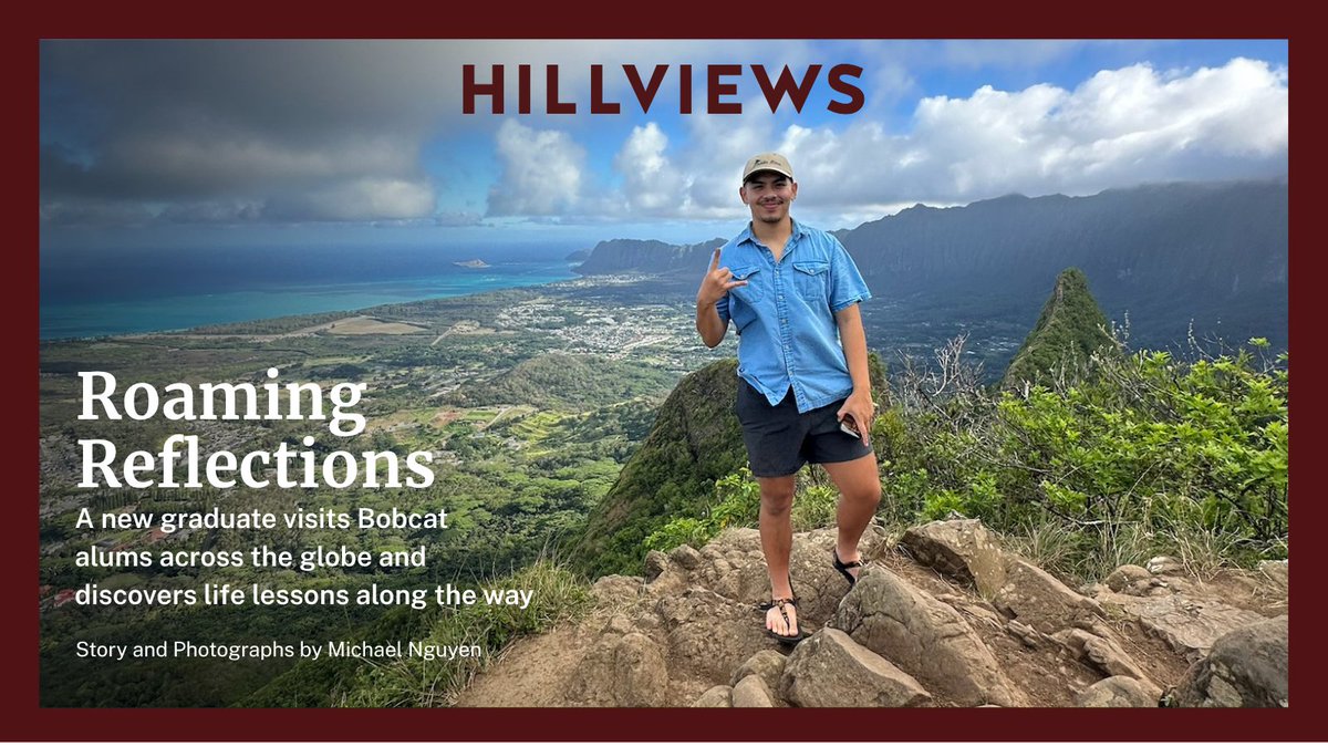 txst's tweet photo. What began as a post-graduation trip around the world became a journey of connection, growth, and self-discovery. Follow TXST alumnus Michael Nguyen as he visits Bobcats across the globe and reflects on the lessons he found along the way.

https://t.co/1h5yXm2xfF https://t.co/36tV5NOZWX