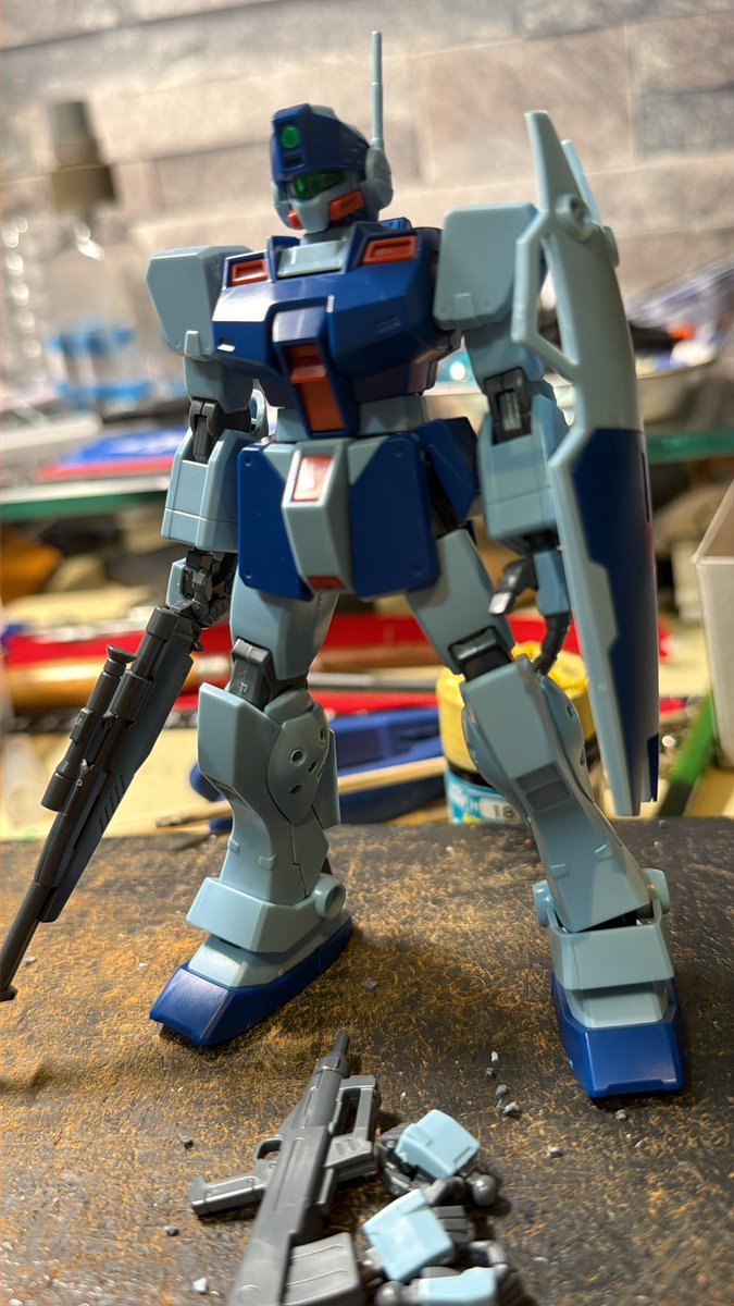 SianaSL's tweet photo. モビジョイのジムスナイパーⅡ作ったらhgucも作りたくなってパチパチと仮組
良い感じだね〜
さて、改造していきますかね〜 https://t.co/faq796NaoR