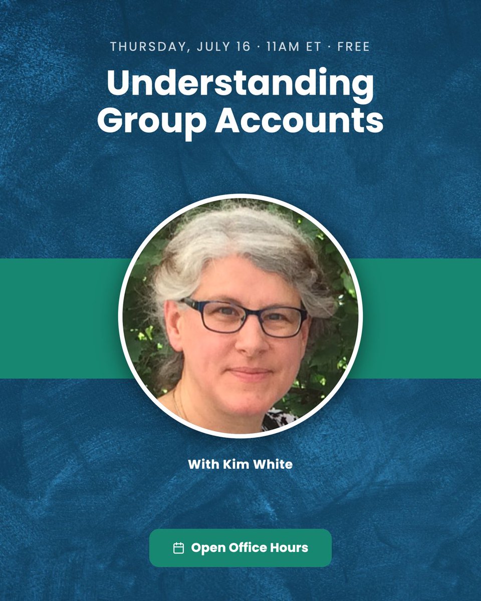 pmproplugin's tweet photo. Open Office Hours this Thursday — Group Accounts explained, live. Kim W. covers when to use it and demos the setup.

📅 Thursday, July 16 · 11am ET
📺 Watch live or catch the free replay
🔗 https://t.co/IE3fBK67ma https://t.co/sg755mmS0F