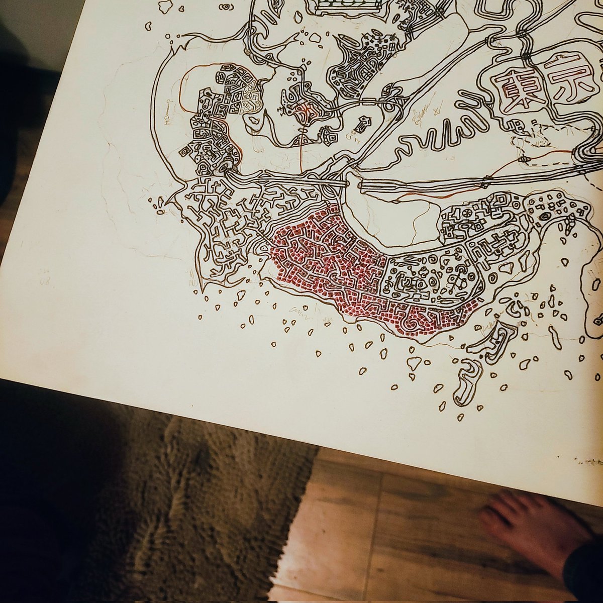CartographyMaps's tweet photo. The City of Las Toke 

#drawing #art https://t.co/hTVtfNtMZ8