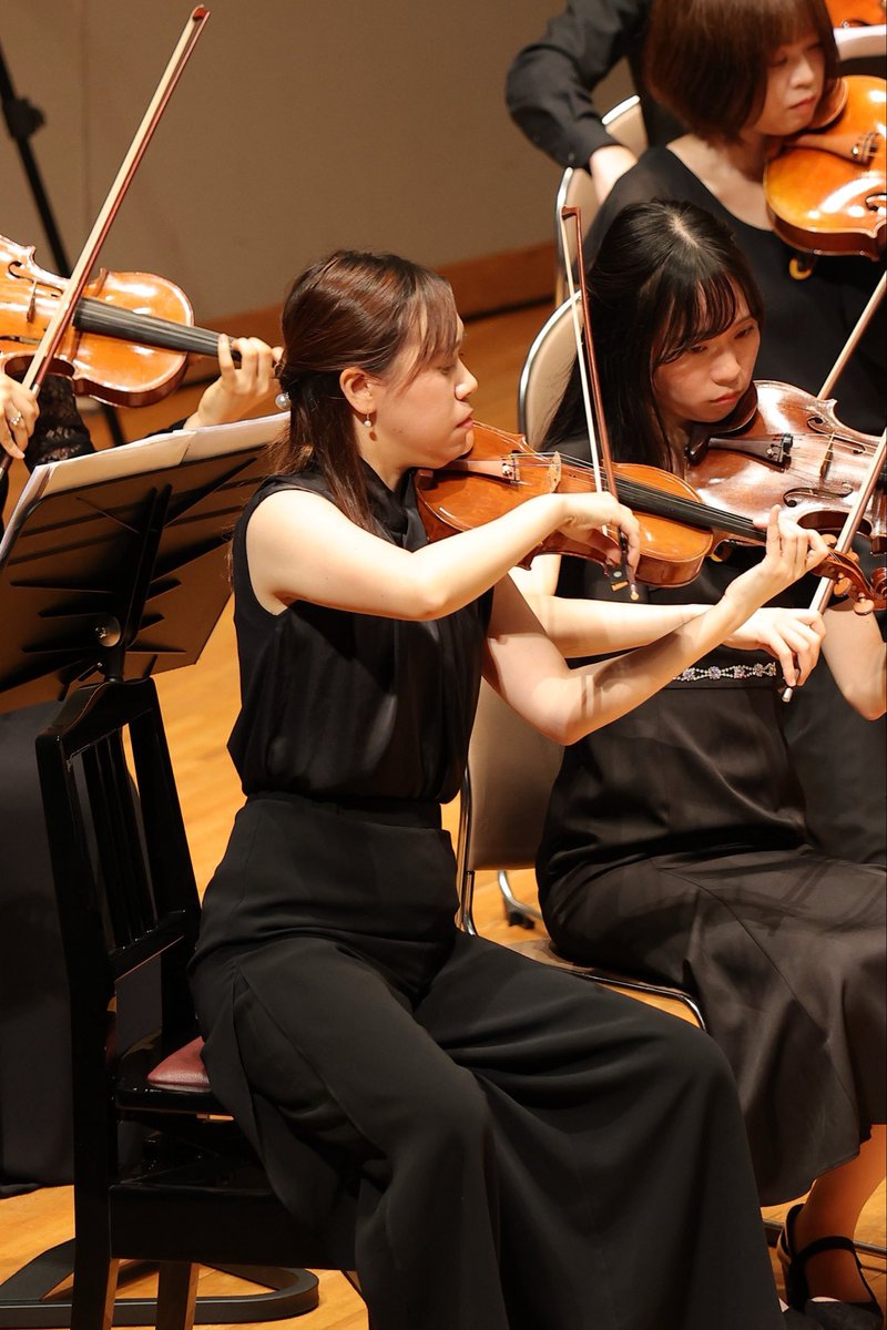 Tym_Musicus's tweet photo. 2026年7月6日(土)第6回定期演奏会終演しました！

ゲストコンサートミストレスに伊野晴香さんをお呼びしました。演奏や知識で音楽作りの面からオケを導いてくださいました。 https://t.co/jTy46GKoQf