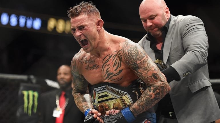 UFCLIKEGAMES4's tweet photo. 🚨 OFFICIAL RESULT 🚨

🏆 AND NEW! 🏆

🏆 Dustin Poirier KOs Josh Emmett at 0:53 of Round 3 to become the first ACF Featherweight Champion!

History has been made as Poirier captures the first Featherweight Championship in ACF history. 👑🥊

#ACF1 #UFC #MMA #ACF #UFC4 https://t.co/EvykhpRbnL