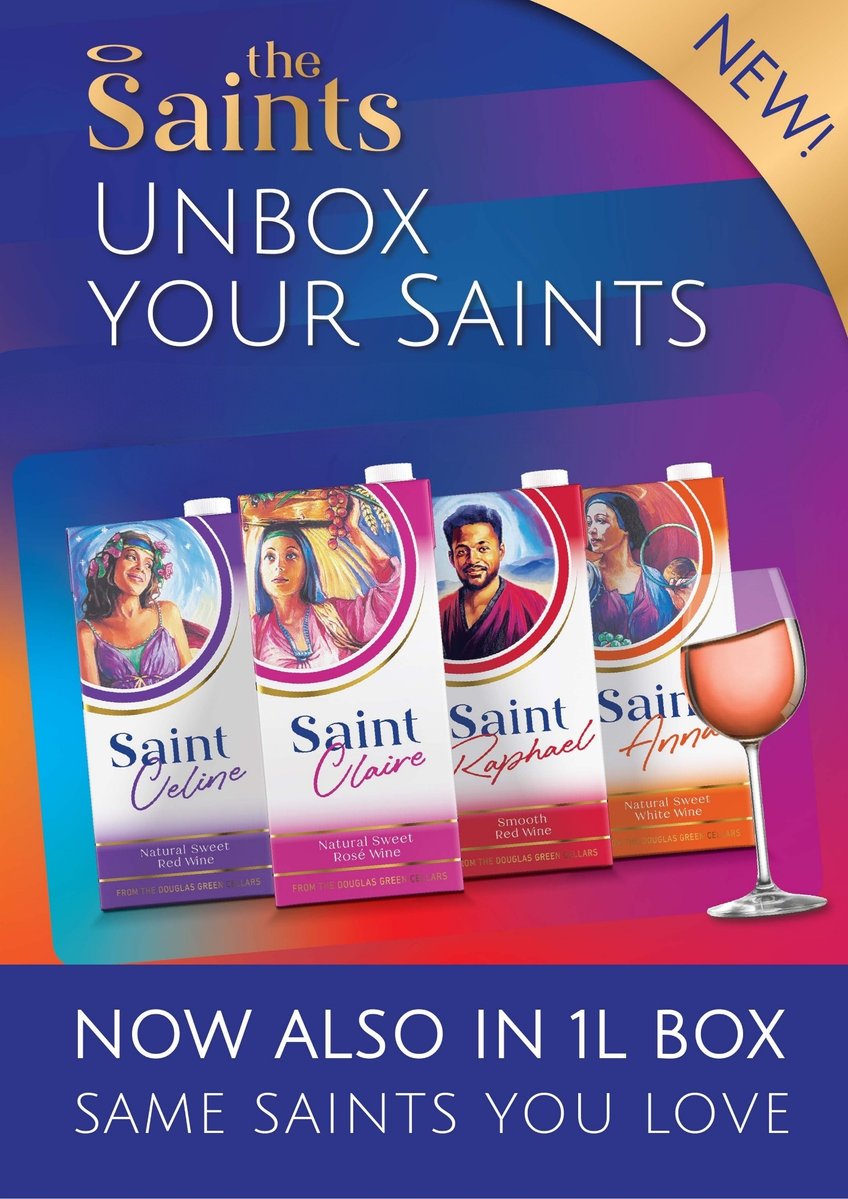 liquorJunSA's tweet photo. 🍷 NEW at Liquor Junction!
The Saints 1L is now available at all Liquor Junction outlets.
Stop by your nearest store and pick up a bottle today!
#LiquorJunSA #TheSaints #Wine https://t.co/IMWL8ODcU5