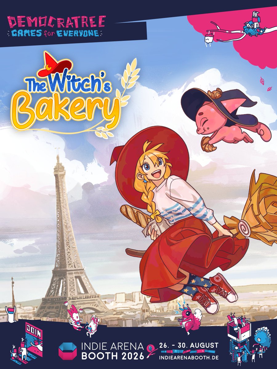 🥐The Witch's Bakery - Steam, Switch, PS5, Xbox! tweet media