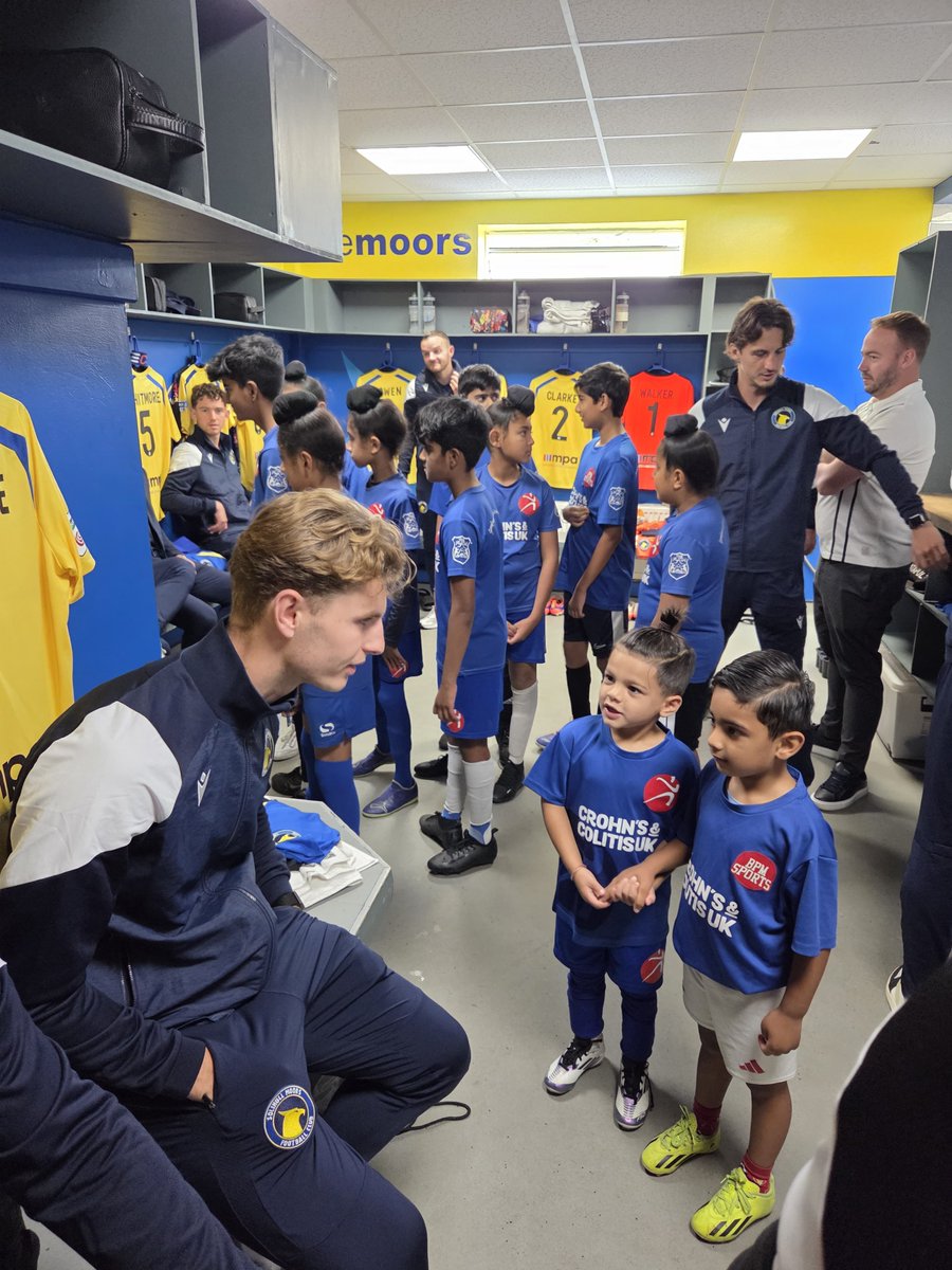 SolihullMoors's tweet photo. We’re proud to have @blues_4_all supporting the Arthur Cup as our dedicated match ball sponsors tomorrow, a standout, community‑driven supporters group whose impact across the Midlands speaks for itself.  💛💙

Tickets for our match vs @bcfc are still on sale - https://t.co/TSezymIrnP