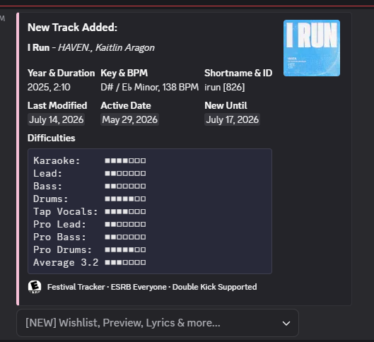 Festival Tracker · Fortnite Festival Bot & Info tweet media