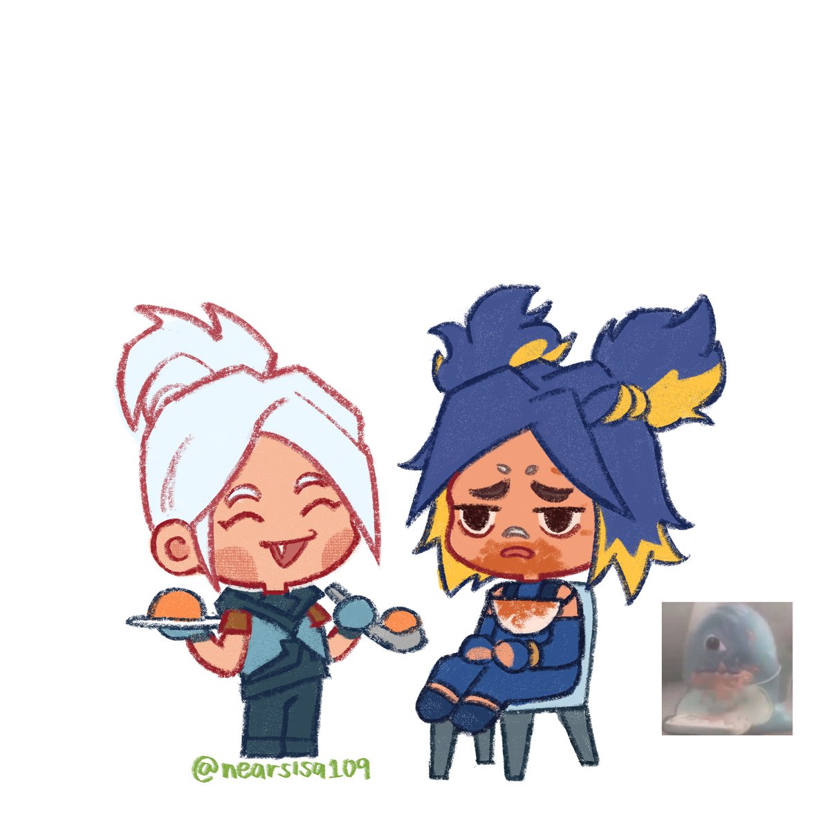 nearsisa109's tweet photo. I made this lightningstorm piece a long time ago and I deleted it for some reason. 😅 But it's very cute so I'll just post it. 🥰

#valorant #jett #neon #lightningstorm https://t.co/JW7ZIZMgt8
