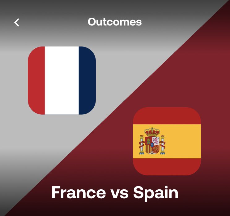 WhaleCoinTalk's tweet photo. France vs Spain kicks off in less than 5h, the FIFA World Cup semis are here.

Calling it already? Take your positions in the @okx outcome market now for free and earn XP. Convert to BTC when the tournament ends. No deposit needed.

Backing France and Argentina to go through against all odds. What's yours?