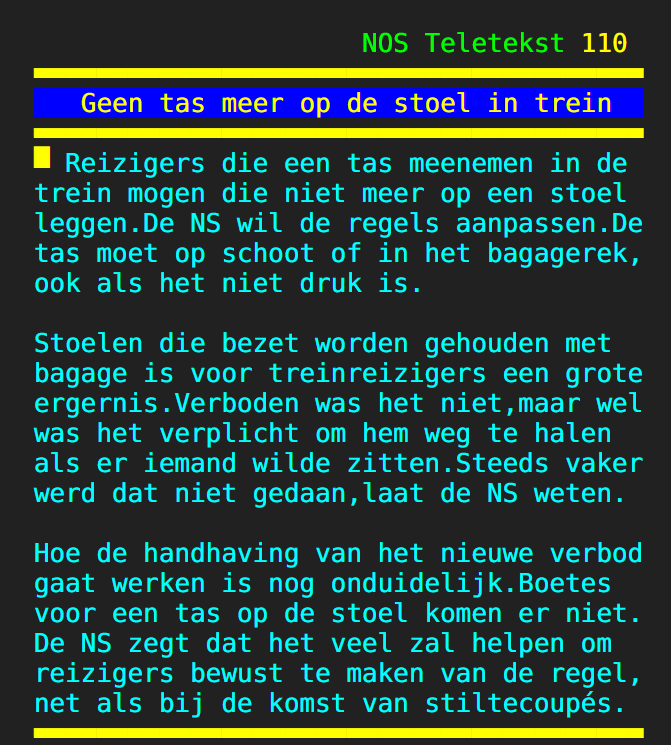 laschoonmade's tweet photo. Maar dat is toch normaal dat je geen stoelen bezet houdt met bagage. https://t.co/ti8qHf7hzW