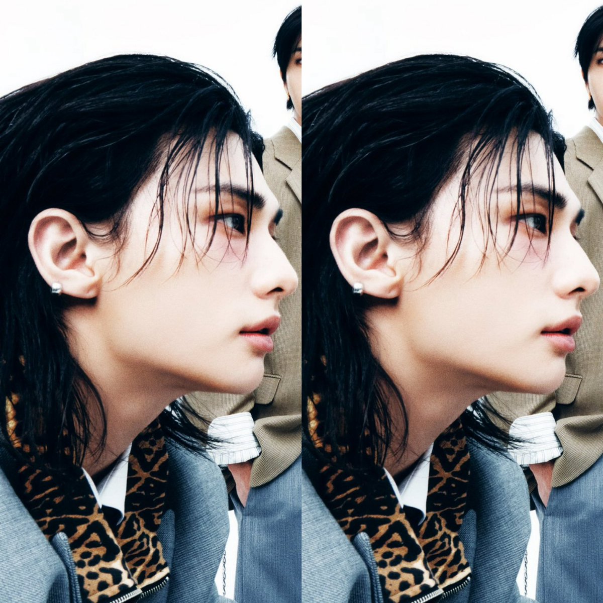 hyunjinpost's tweet photo. his side profile .. https://t.co/tDWTT6y5aX