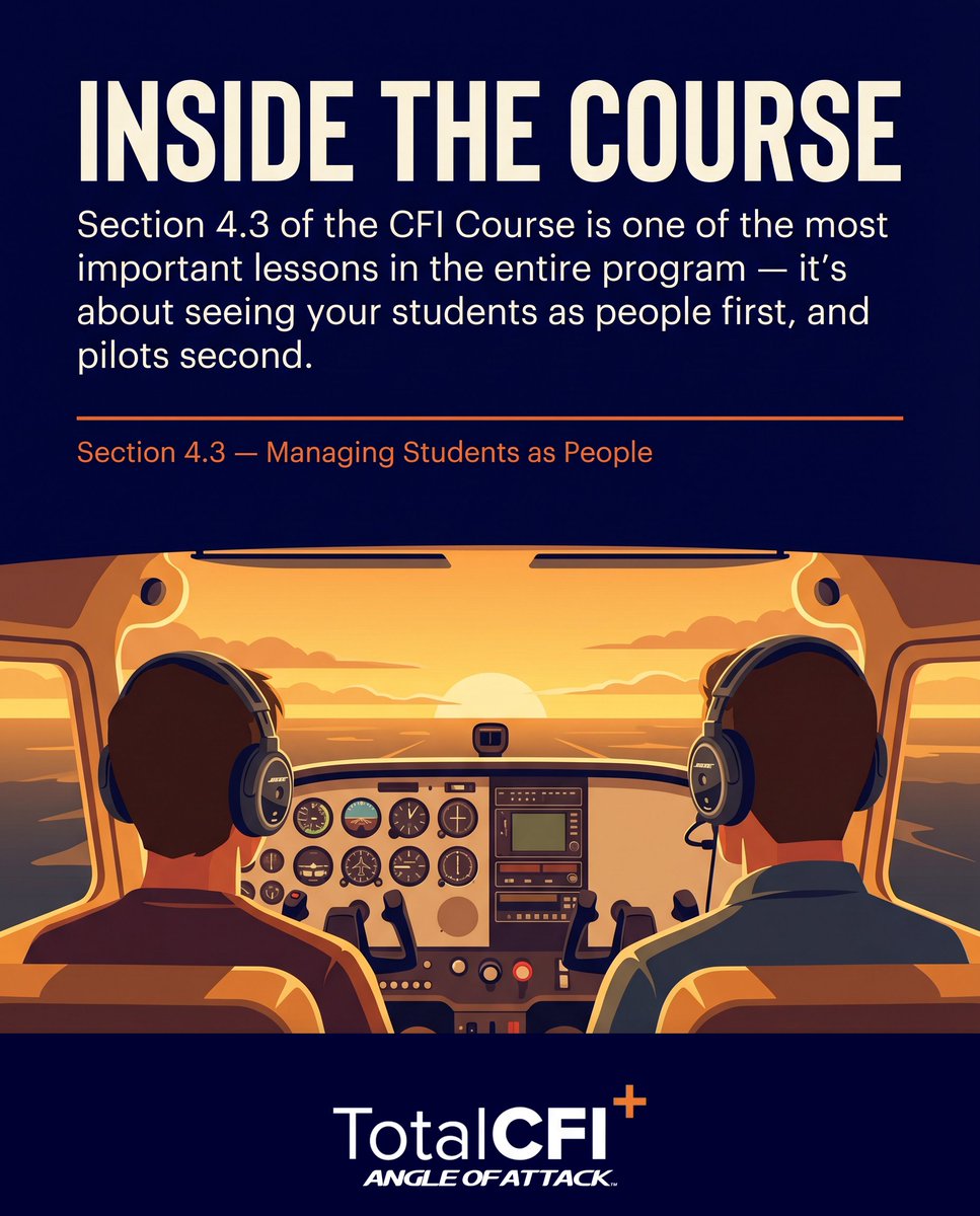 angleofattack's tweet photo. Behind every student is a dream they've been carrying their whole life.
That's the weight of this work. Carry it well.
#CFI #flying #aviation #studentpilot #learntofly
Get it free → https://t.co/suZImqR2Gk https://t.co/J9pQc1ZjZn