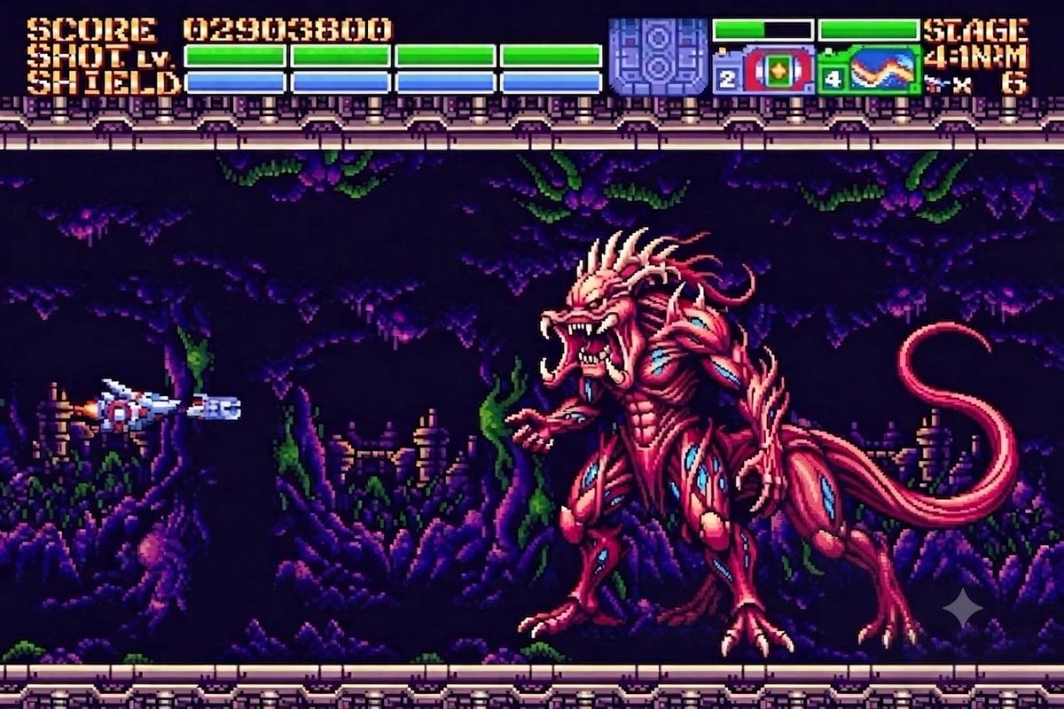 greayson2532's tweet photo. これは私が「シューティングゲーム」用に作成したボスです。「#Earthion」のボス4をこれに置き換えて、どうなるか試してみたら面白いかなと思いました。
でも、まあ、出来栄えは気に入っています。
@Karu_gamo
どう思いますか?
ポテンシャルはあると思いますか?
#Shumps #STG https://t.co/5OJy3Szqv8