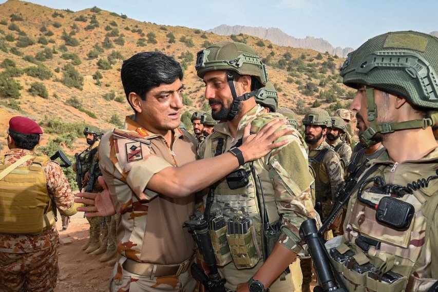 Mohsin_o2's tweet photo. IG FC Balochistan and SSG, on the frontlines of Operation Shaban. https://t.co/jsDbrDqRCq