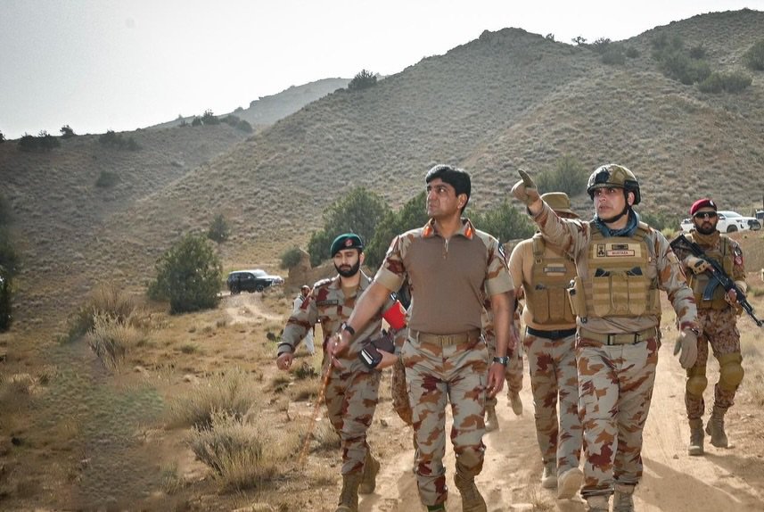 Mohsin_o2's tweet photo. IG FC Balochistan and SSG, on the frontlines of Operation Shaban. https://t.co/jsDbrDqRCq
