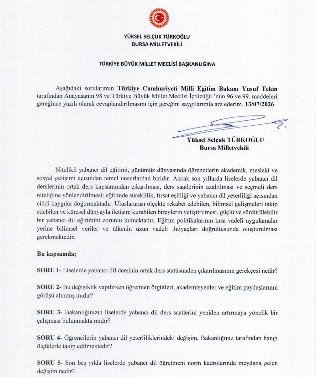 Selçuk Türkoğlu tweet media