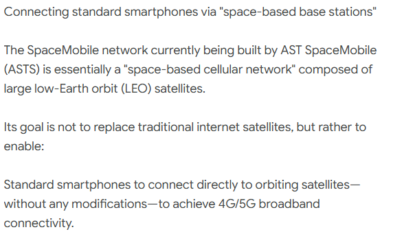 Benjamin_stock0's tweet photo. $ASTS
AST SpaceMobile is building the SpaceMobile network, which consists of large low-Earth orbit (LEO) satellites. https://t.co/ykQMPlQYGu