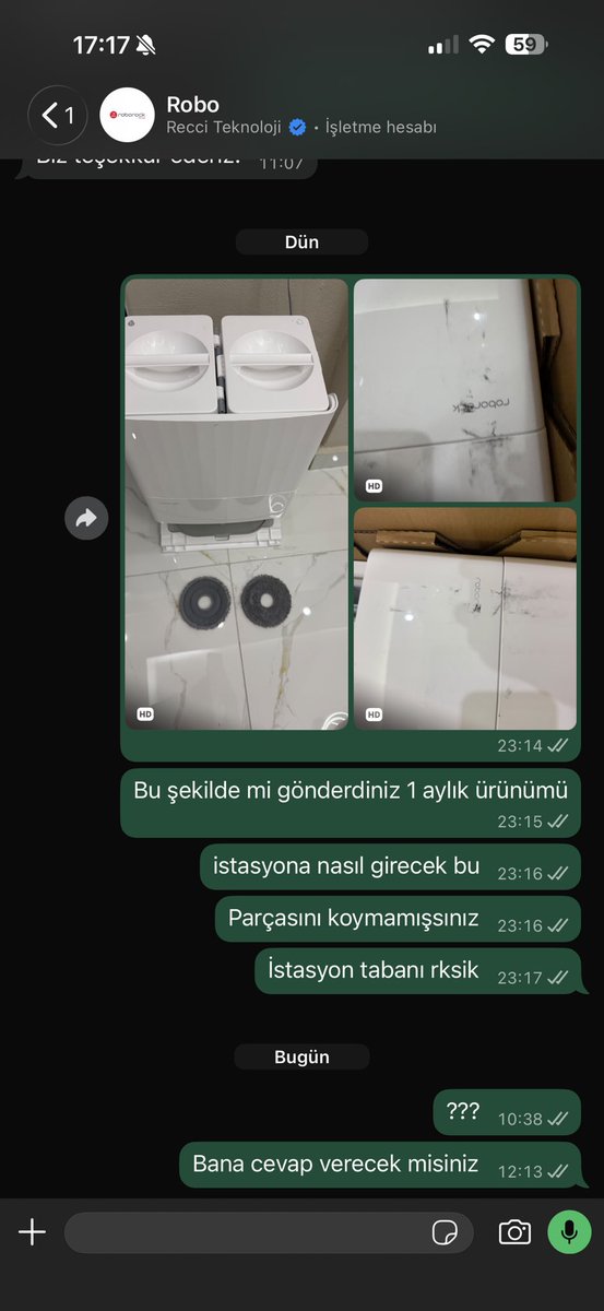 seymacomlu's tweet photo. Servise gönderdiğim 1 aylık ürünümün bana tekrar gönderilme şekline bakın @roborockglobal istasyon tabanını göndermemelerine rağmen asla cevap alamıyorum müşteri temsilcileriniz tam bir rezalet aradığımda bilgi vermekten aciz mesajıma cevap vermeyen numaraya yönlendirip duruyorlr https://t.co/cCnD4gj7Bu