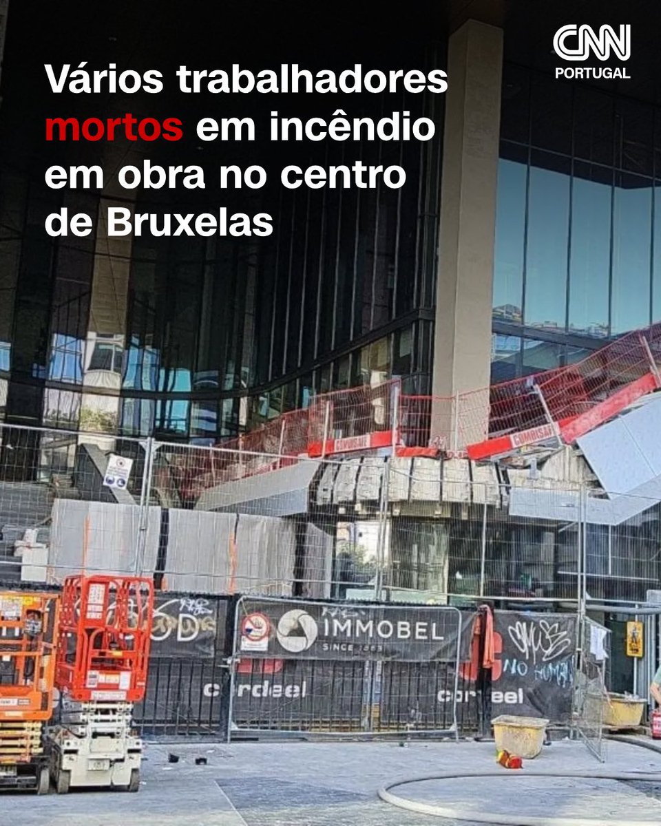 cnnportugal's tweet photo. Segundo os bombeiros, mais de 200 trabalhadores estavam no local quando o incêndio, cuja origem está ainda por determinar, deflagrou no segundo andar do edifício.
Saiba mais no link do primeiro comentário.
#Bruxelas #OxyTower #Mortos #Incêndio https://t.co/aZlAsMuhnB