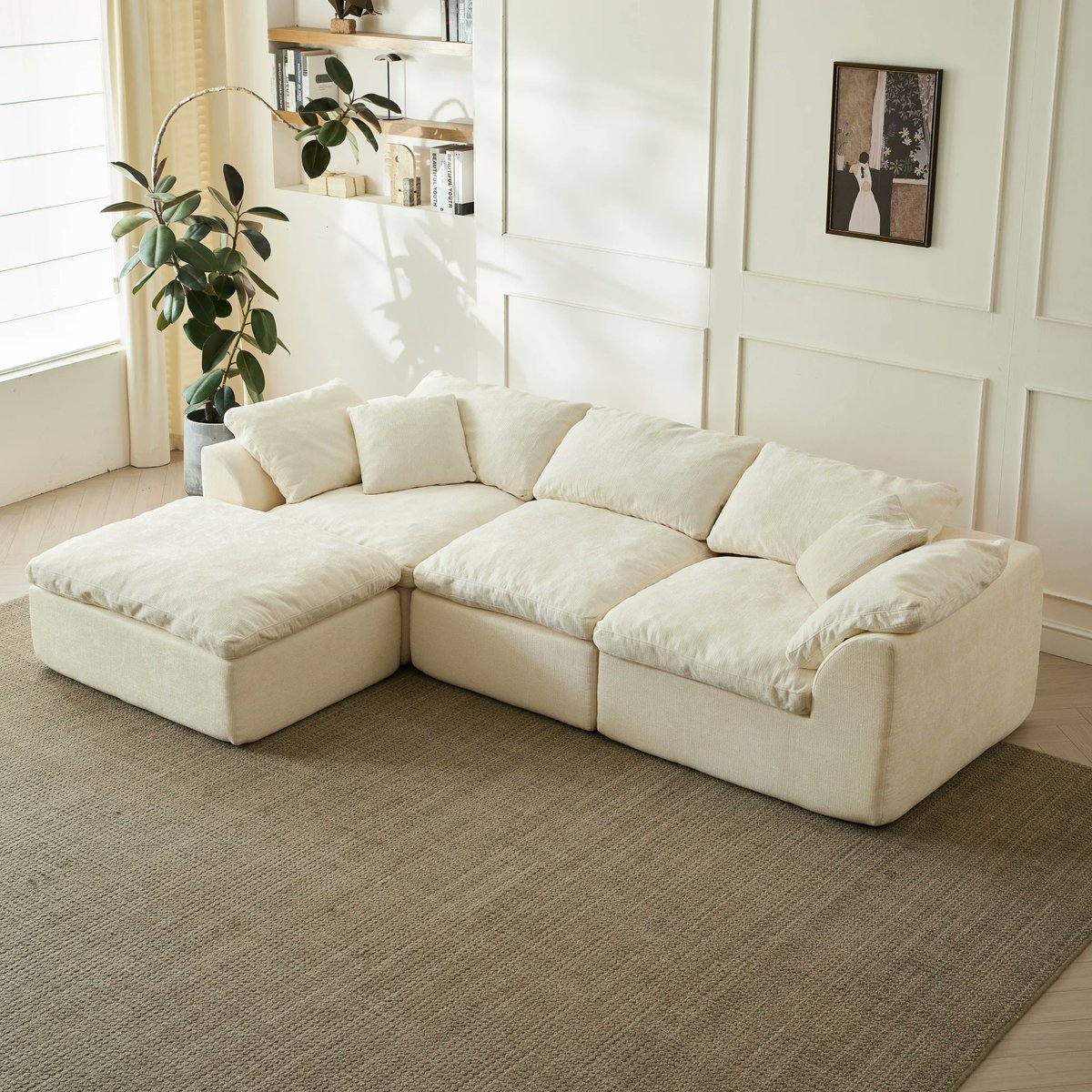 QHomegoodstore's tweet photo. Transform your living room with our elegant White Cloud Sectional Sofa! Designed with deep, plush seating and a modern silhouette, it delivers the perfect combination of comfort and style. 
https://t.co/OjNynZBYHI
#CloudSofa #LivingRoomStyle https://t.co/o92eId0OPL