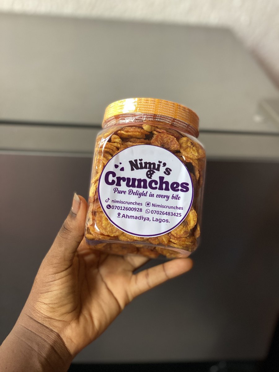 nimiscrunches's tweet photo. A good day to snack with us🤗💜

   •   750ml
🏷️ ₦ 2,500
📍 Lagos, Nigeria https://t.co/gLfSagBvzY