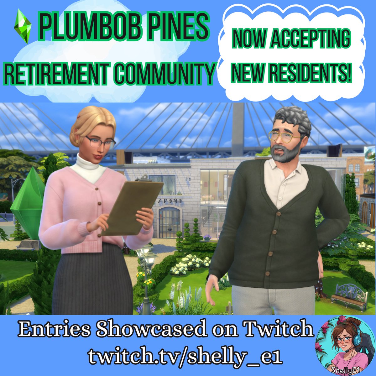 Shelly_E1's tweet photo. #ShellysElders Challenge 
It’s time to give the elders the spotlight! Instead of creating young adults, challenge yourself to create unique elder Sims with rich lives, unforgettable personalities, and plenty of stories to tell. Rules in the comments! Due August 14th https://t.co/csZe0xG9SL