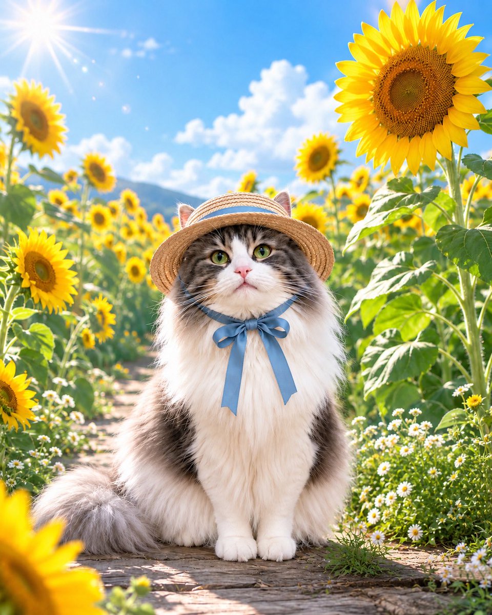 okapi1120's tweet photo. ひまわりの日🌻 https://t.co/tZxtAIYOak