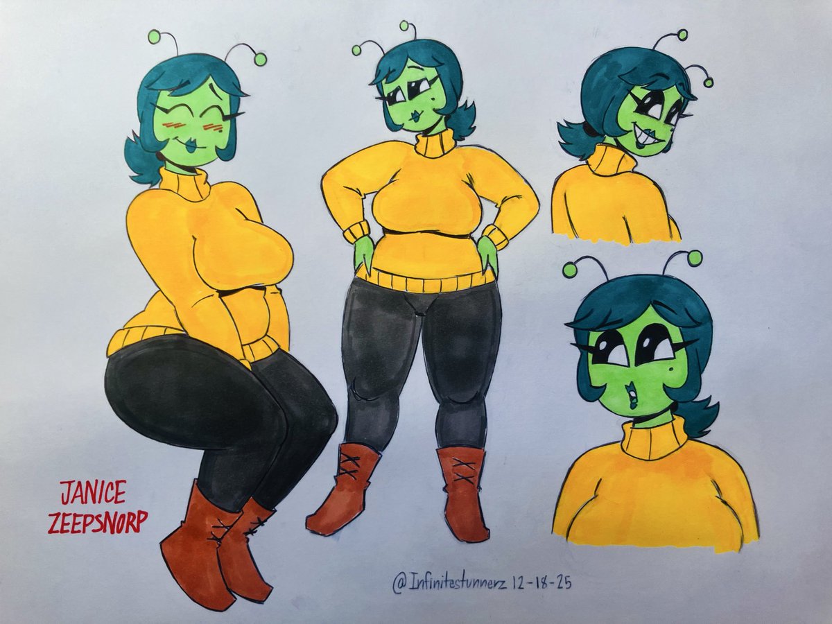 Stunnerzrevived's tweet photo. Janice Zeepsnorp/Juniper’s Older Sister (2025) https://t.co/v2TIYqIArT