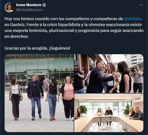 RaulGallart80's tweet photo. 🔴 Que no quede en el olvido: 

🖤 58 mujeres, de ellas 14 niñas, asesinadas por la ETA de Otegi, ahora "compañero" de Irene Montero. 

🤬 Para ellas ni memoria ni lucha. Demostrando por enésima vez que a la izquierda no le importa el qué, solo el quién. MISERABLES. https://t.co/ObyxU0bP5J